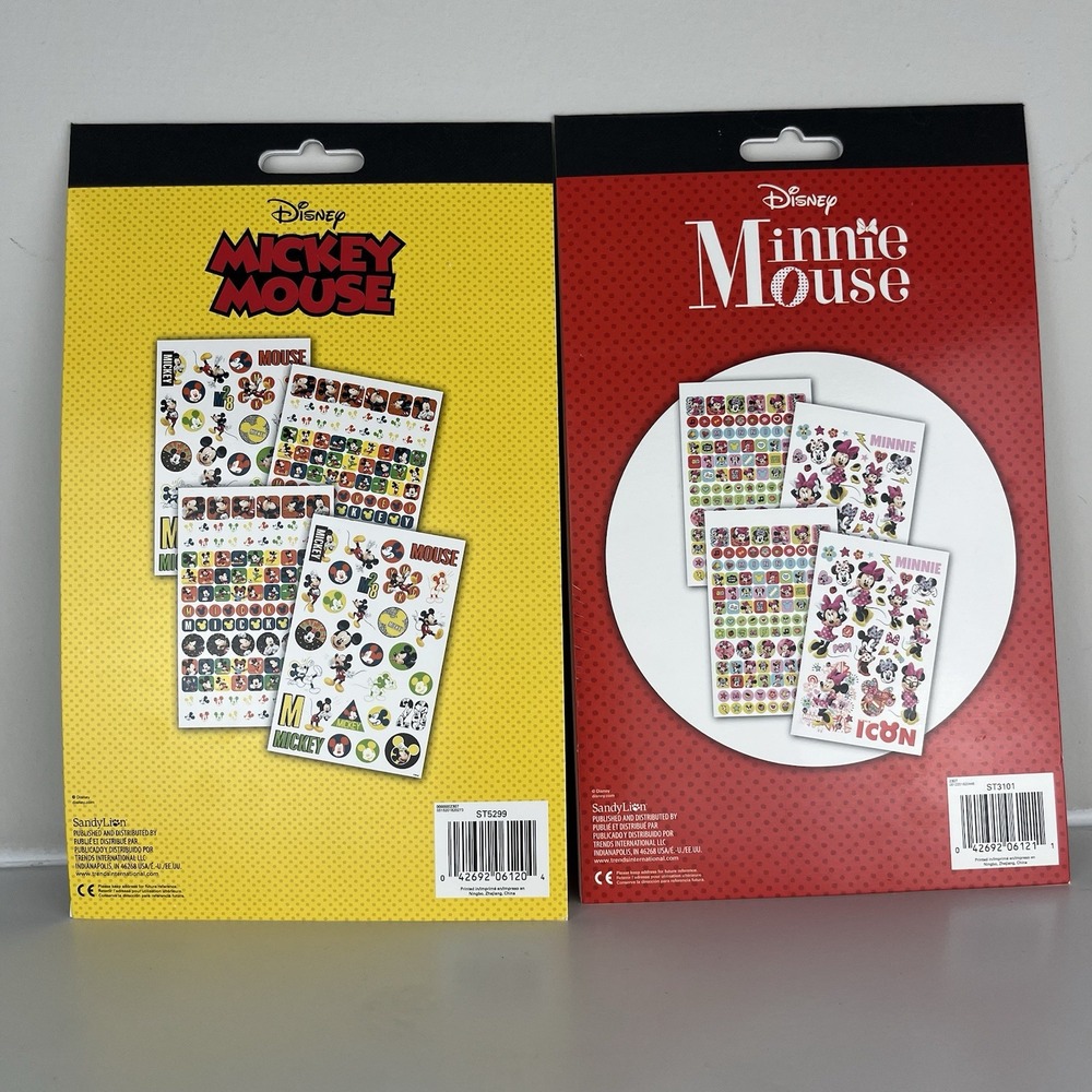 Disney Mickey & Minnie Mouse‎ Stickerland Sticker Books 295+ Each School Gift - Picture 3 of 10